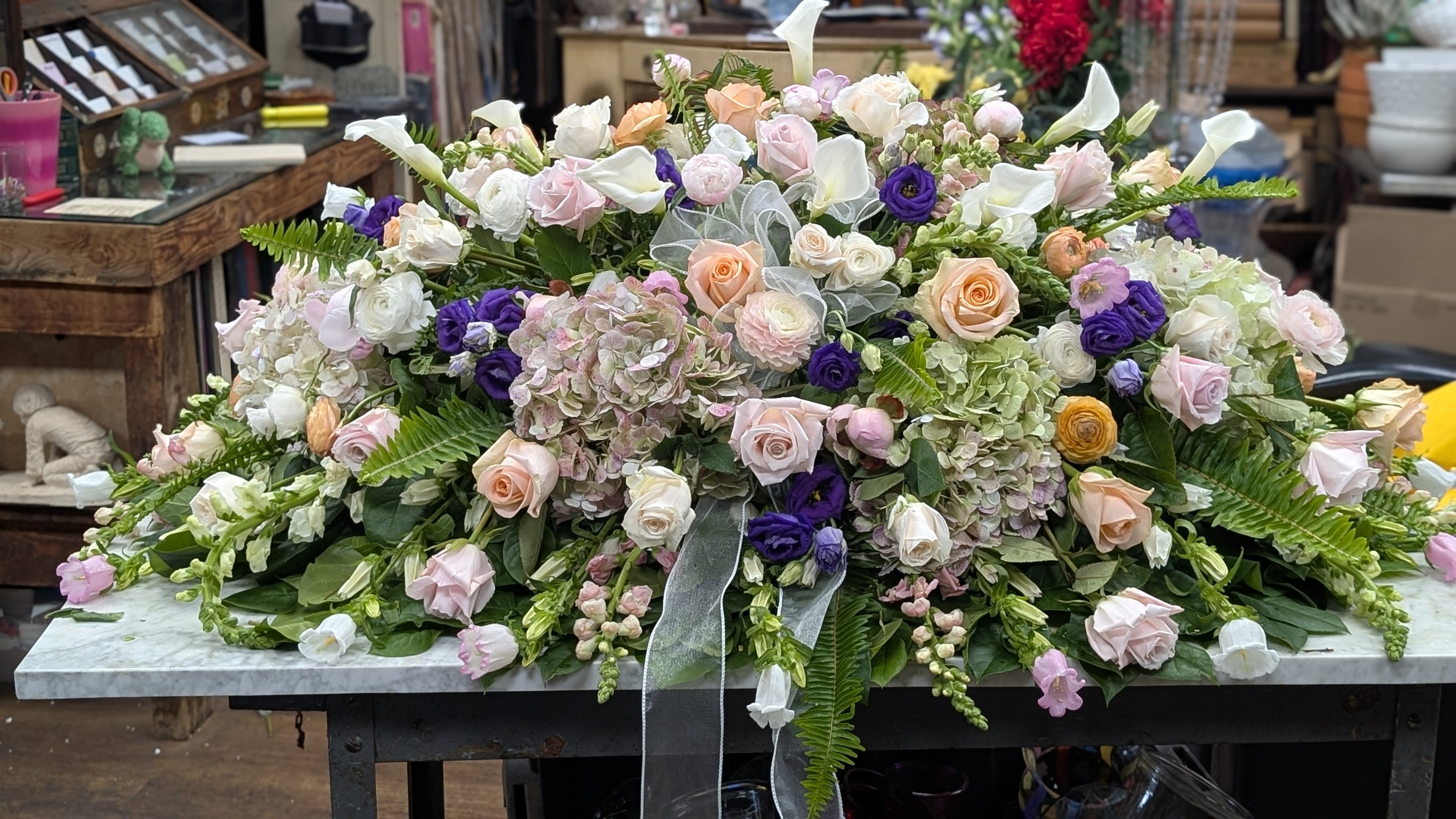 Sympathy Arrangements Casket Spray